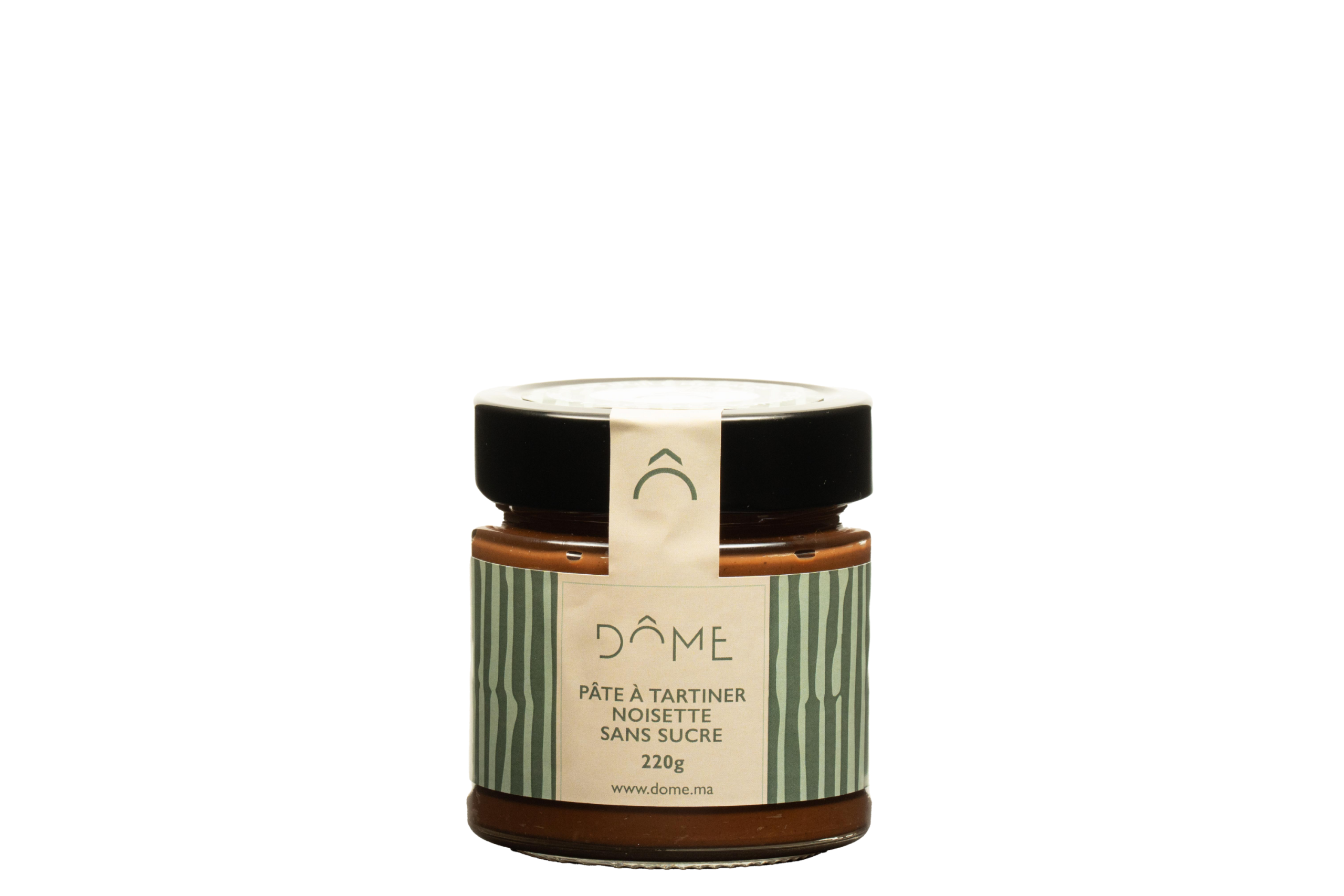 Pâte à tartiner noisette sans sucre ajouté