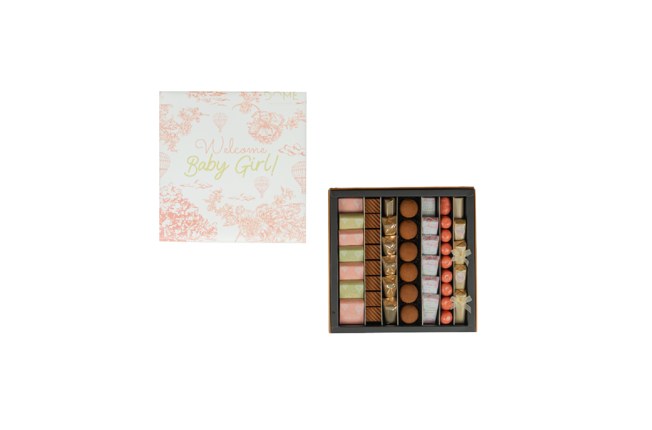 Coffret Naissance Toile de jouy 500 g